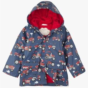 Hatley Boys' Button-up Printed Rain Jacket